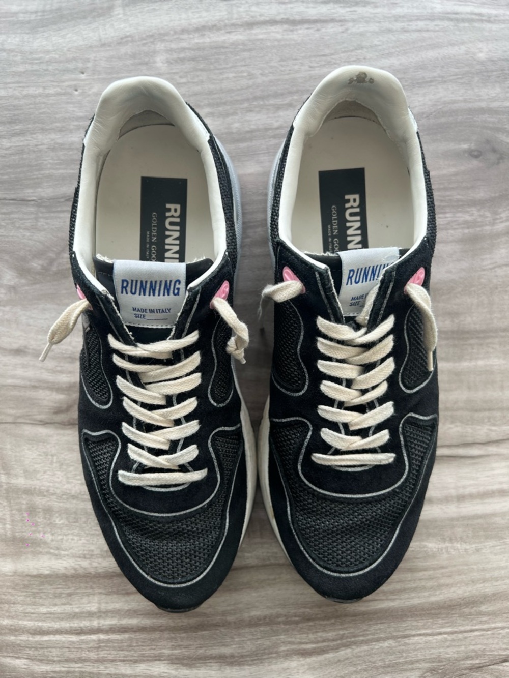 Golden Goose Running Sole Black Size 9.5 Women’s (Eu 40)/ 8 Men’s - Picture 5 of 9